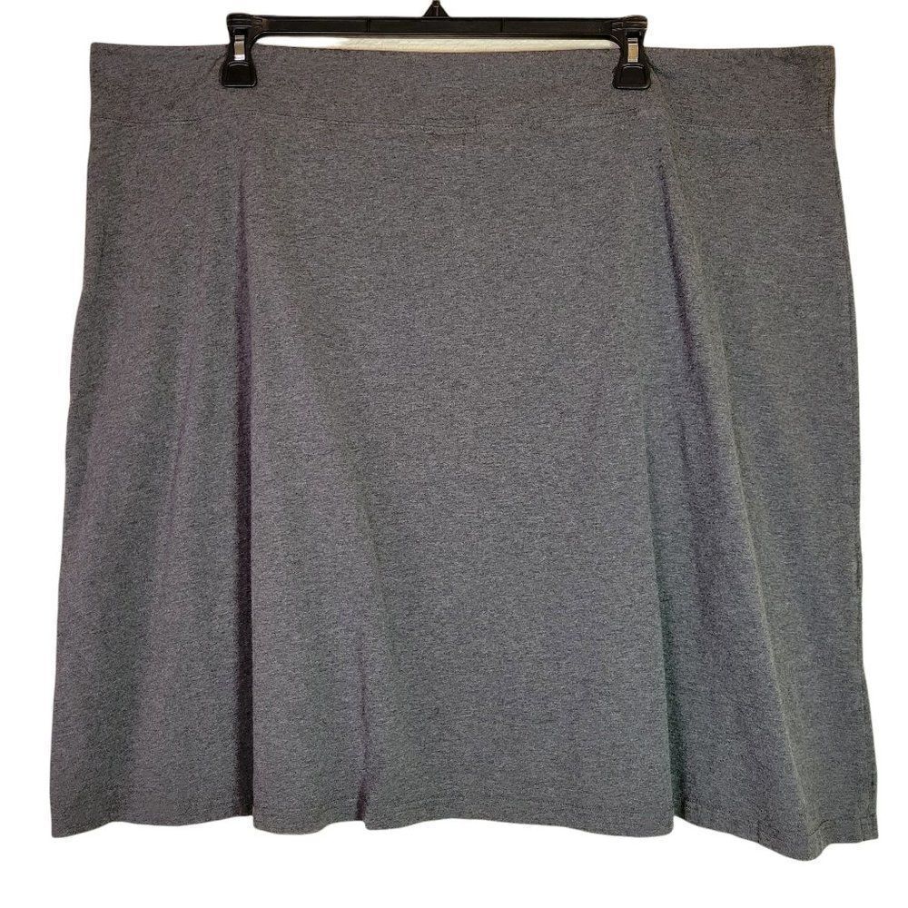 Merona Gray Casual Skirt (size 4X)